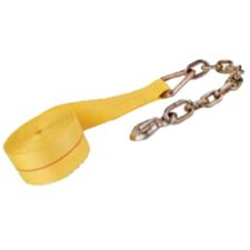 STRAP 3"X30' WITH CHAIN & HOOK