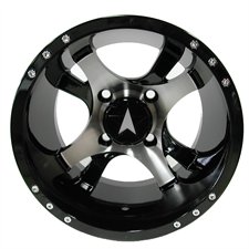 12X7" 4 / 110 2+5 ALUMINIUM OFFSET-47mm REAR W / CAP