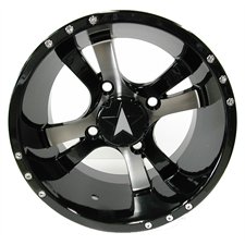 12X7" 4 / 110 4+3 ALUMINIUM OFFSET+10mm FRONT W / CAP