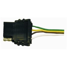 CONNECTEUR PLAT À 4 CONTACTS- 5' FIL SECTION AUTO