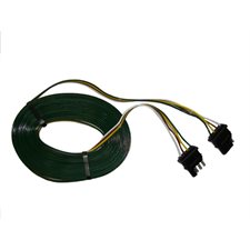 CONNECTEUR PLAT 4 CONTACTS 23' FIL SECTION AUTO-REMORQUE