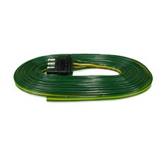 CONNECTEUR PLAT 4 CONTACTS 25' FIL SECTION REMORQUE