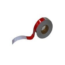 RUBAN RÉFLECTEUR 2''X 164' 11" rouge +7" claire AUTO COLLANT