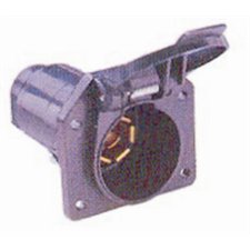 CONNECTEUR  ROND 7 CONTACTS PLASTIQUE- SECTION AUTO