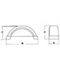 AIL PLAS 7.5X 24" N/STEP BLANC