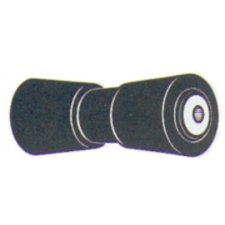 KEEL ROLLER  8"  BLACK