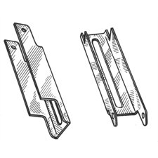 BRACKET 12 5 / 8" X 8 3 / 4" RANGE