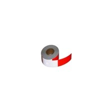 ROULEAU AUTOCOLLANT 1.5''X 164' 6" rouge +6" claire