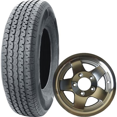 ASS.205 / 75-R15 6PR 5T / 4.5" ALUM STAR VELOCITY