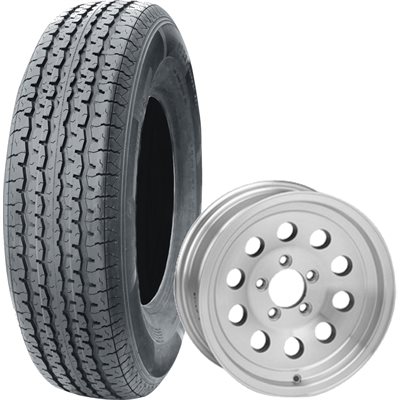 ASSY. 205 / 75-R15 8PR 5H / 4.5" ALUM MOD VELOCITY