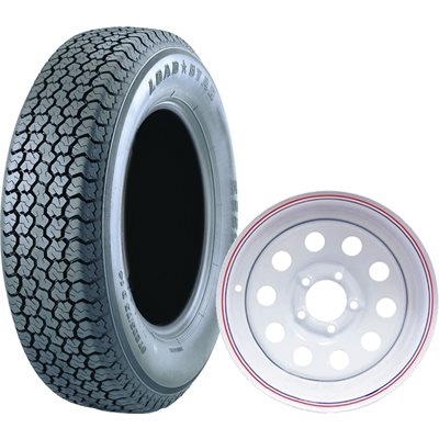 ASSY.225 / 75-D15 8PR 5H / 4.5" WHITE MOD KENDA