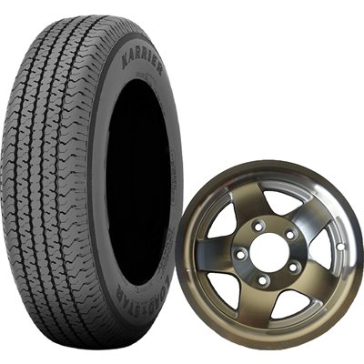 ASS.205 / 75-R15 8PR 5T / 4.5" ALUM STAR KENDA