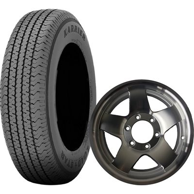 ASS.225 / 75-R15 8PR 6T / 5.5" ALUM STAR KENDA