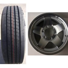 ASSY.225 / 75-R15 12PR 6H / 5.5" ALUM STAR ALL STEEL FREEDOM