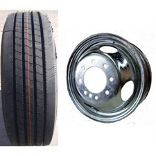 ASSY.235 / 80-R16 14PR 8H / 6.5" DUAL GALV ALLSTEEL FREEDOM