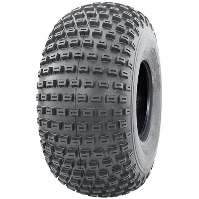 ASSY.22 / 11.00-8 4PR P322 KNOBBY 5H / 4.5" WHITE WANDA